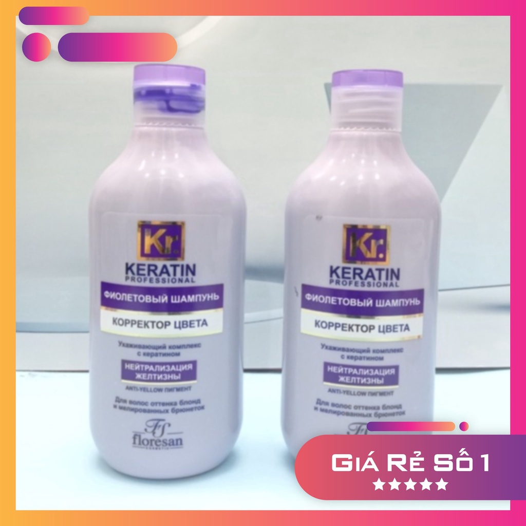 Combo dầu gội xả cho tóc màu Floresan 300ml