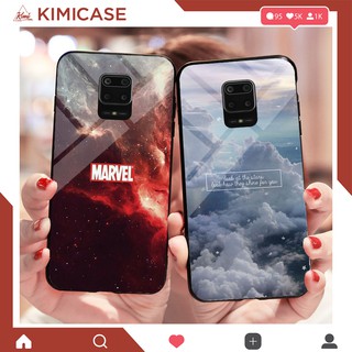 Ốp Xiaomi Poco X3 NFC, Poco X3 Pro , Redmi 10x 5G lưng kính cường lực Galaxy