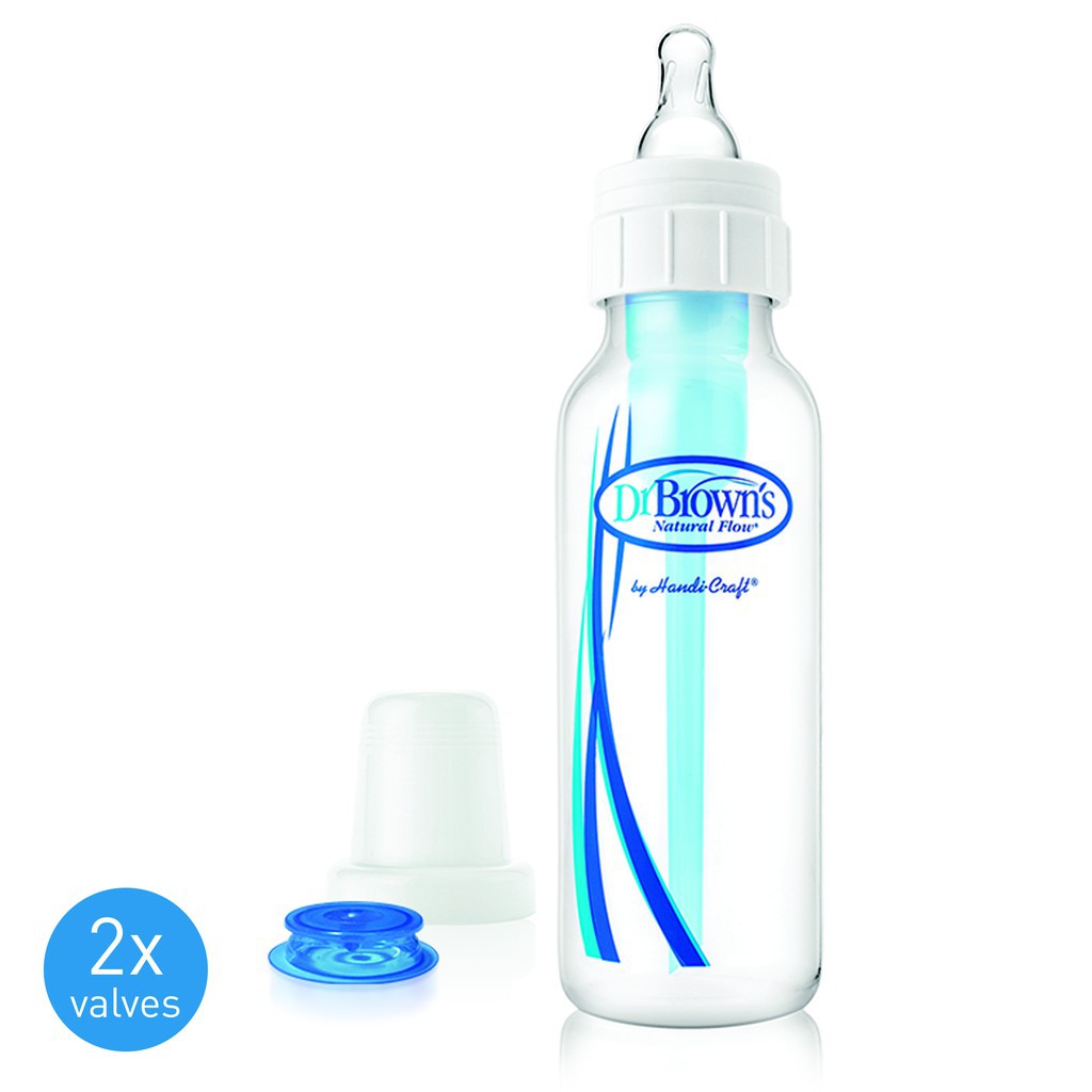 Bình sữa Dr Brown cổ thường 120ml - 250ml Y Tế dành cho trẻ sứt môi, hở hàm ếch