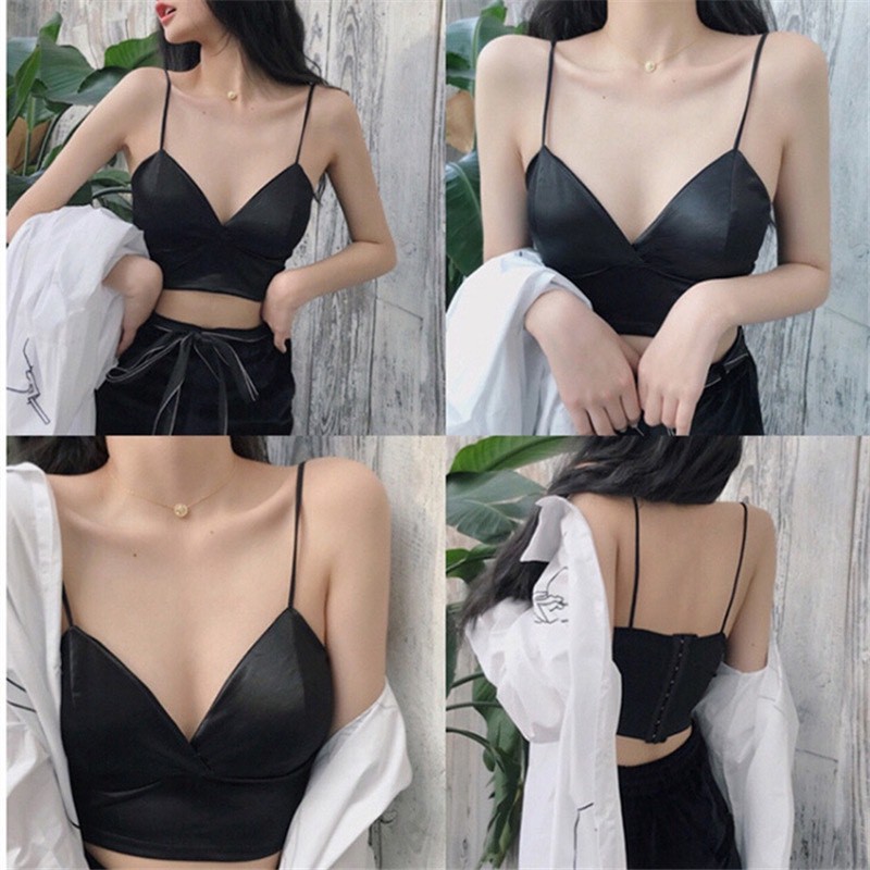 Áo Bra Lụa Phi Bóng 8 Nấc Cài Siêu Hot Hàng Loại 1
