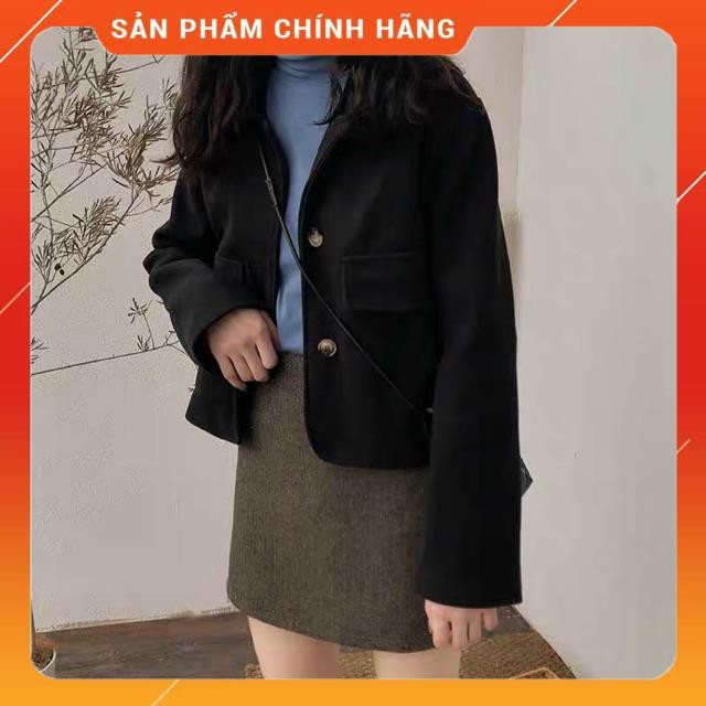 (ORDER Taobao) Áo dạ dáng ngắn phong cách Hàn Quốc