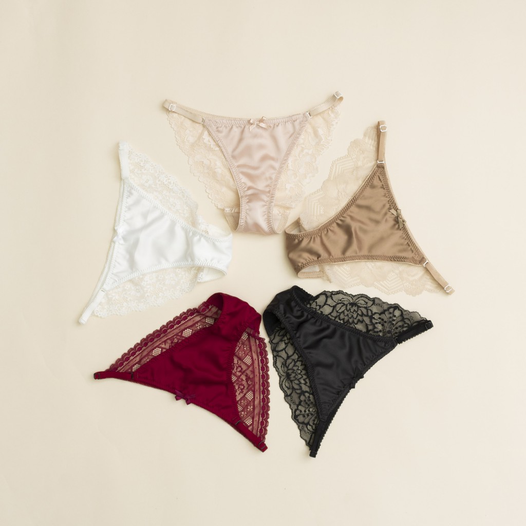 Quần lót dây Lamluy satin lụa mềm mịn (nhiều màu)