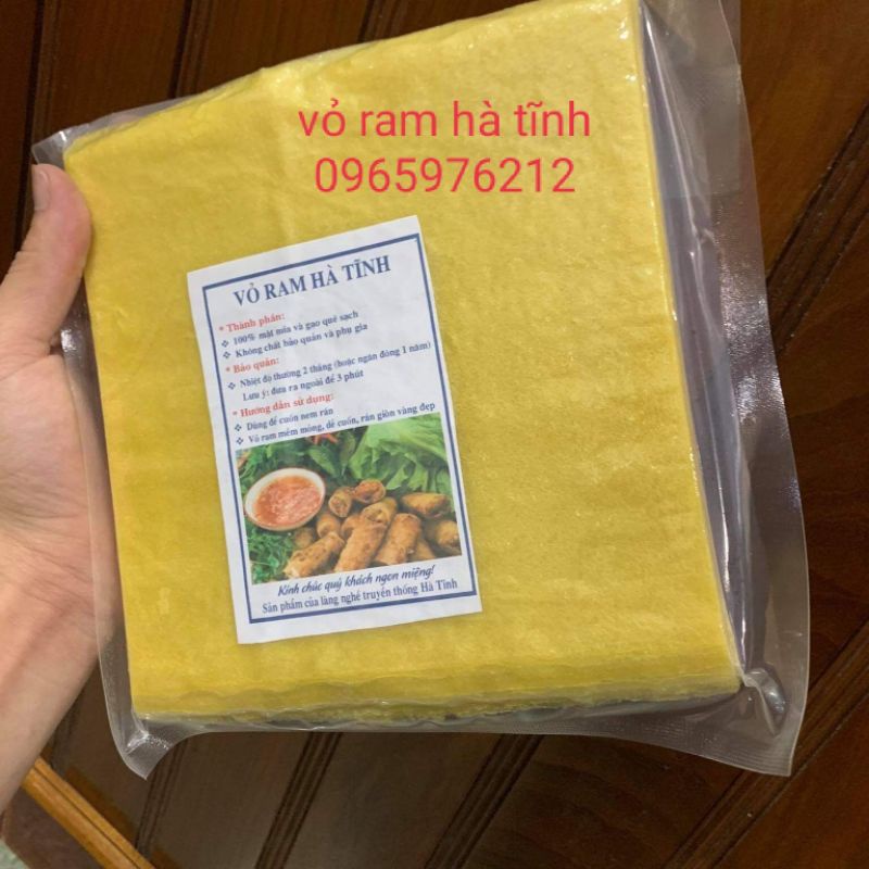 vỏ ram hà tĩnh tệp 80-100 lá cuốn (Hút Chân Không) giá sỉ