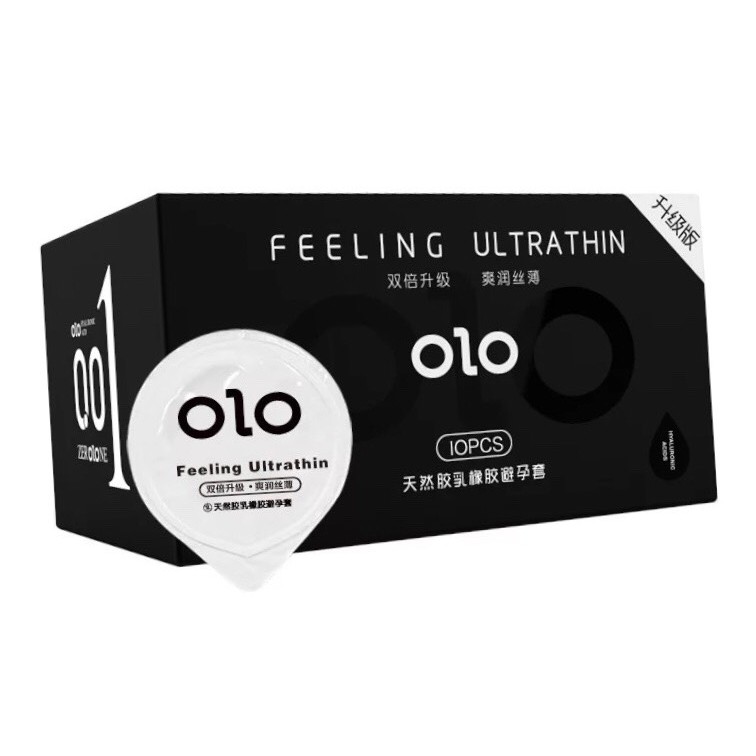 Bao Cao Su Siêu Mỏng OLO 001 Feeling Ultrathin - Hộp 10 Chiếc