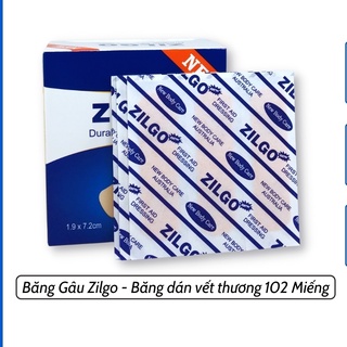 Băng Gâu ZILGO Hộp 102 Miếng Ego Dán Vết Thương, Băng Cá Nhân Urgo, Băng Y Tế Sơ Cứu Vết Thương