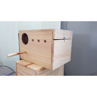 Tổ gỗ cho yến phụng, lovebird