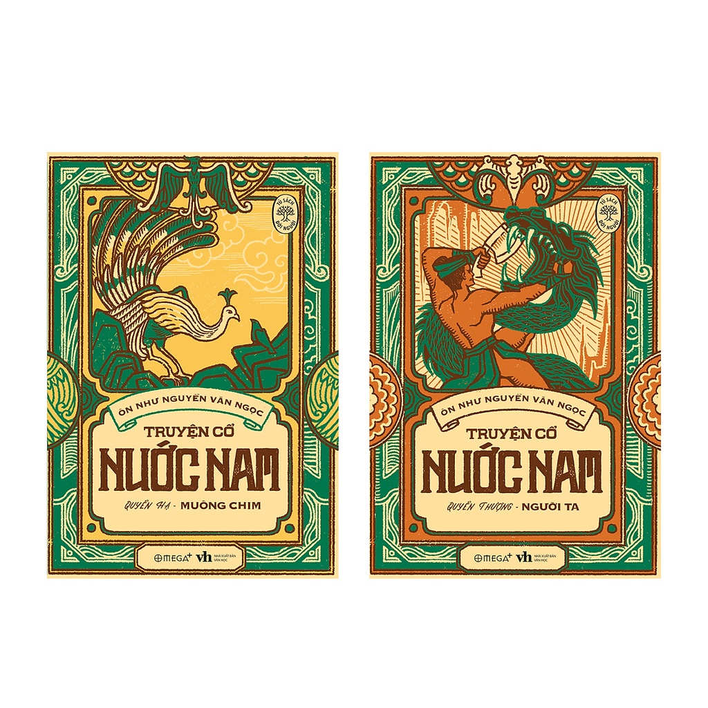 Sách - Tủ sách đời người: Trọn Bộ 2 Cuốn Truyện Cổ Nước Nam: Chim Muông + Người Ta - Omega Plus