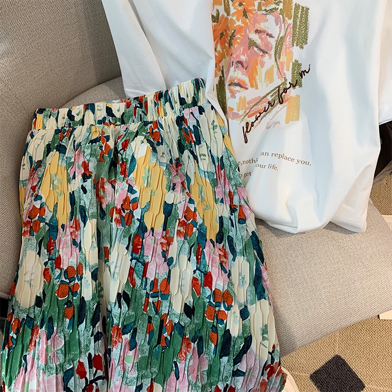 NRVP Áo Thun Nữ Tay Ngắn In Hình Phong Cách Hàn Quốc Thời Trang Mùa Hè 2022