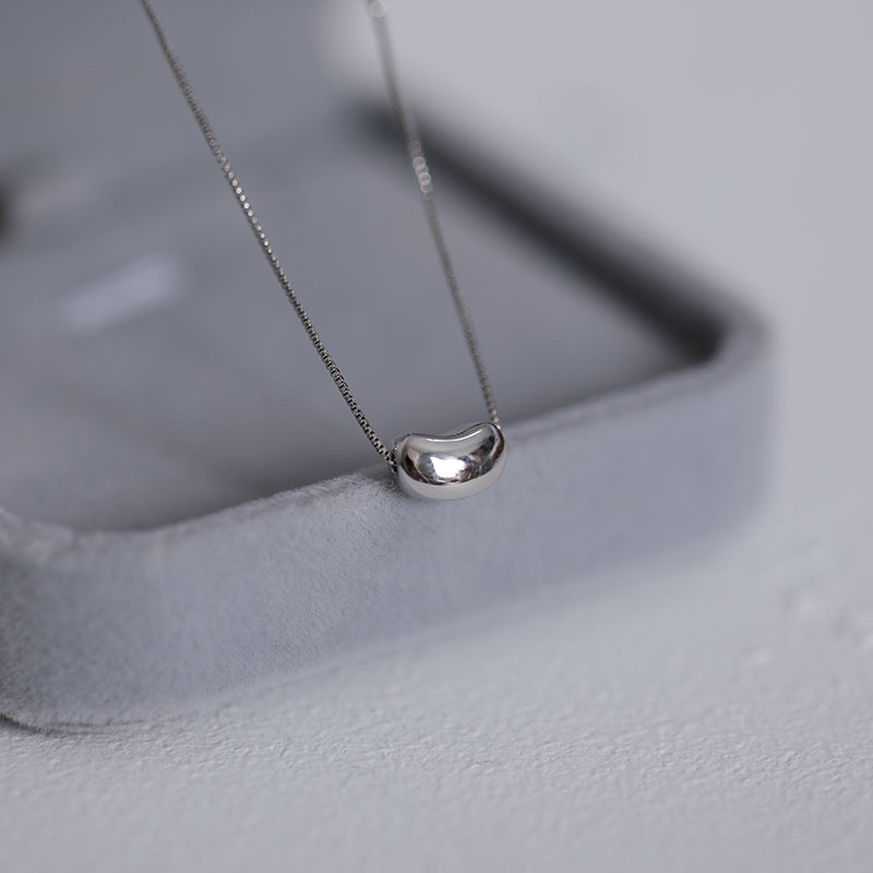 vòng cổ Mạ Bạc 925 Thiết Kế Đơn Giản Hợp Thời Trang