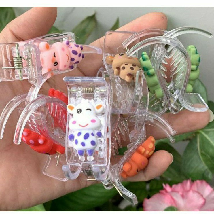 Kẹp tóc càng cua bò sữa đáng yêu