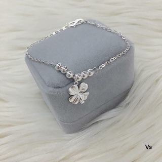 LẮC TAY CỎ 4 LÁ THJ BẠC TA MAY MẮN BỀN MÀU - THU HUONG SILVER