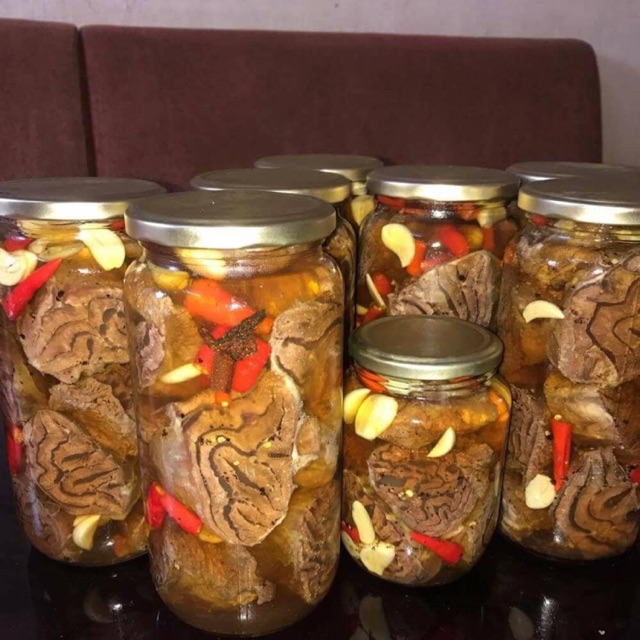 Lõi rùa bò ngâm mắm
