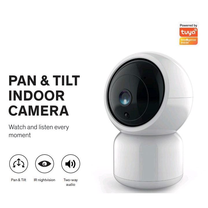 Camera TV-308ZD-2MP Tuya FullHD có cổng LAN , quay 360 độ, hồng ngoại, đàm thoại, cảnh báo chuyển động