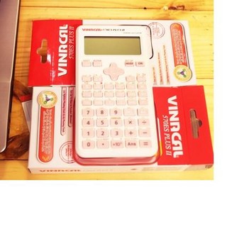 Máy Tính VinaCal 570ES Plus II Chính Hãng màu hồng