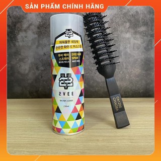 Gôm xịt tóc nam / keo xịt tóc nam 2vee 230ml hàn quốc + tặng lược