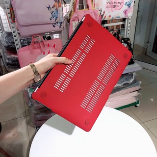 Case ,Ốp Mácbook Màu Đỏ booc đô Đủ Dòng ( Tặng Kèm Nút Chống Bụi + Chống gãy đầu dây sạc )