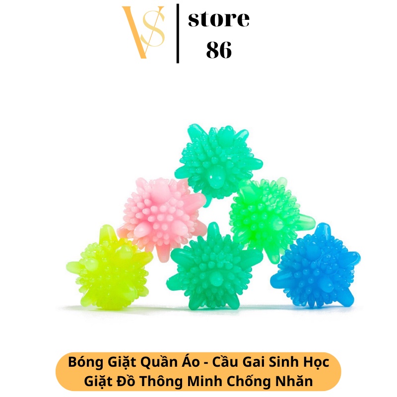Bóng Giặt Quần Áo - Cầu Gai Sinh Học Giặt Đồ Thông Minh Chống Nhăn