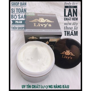 Kem body livy đen