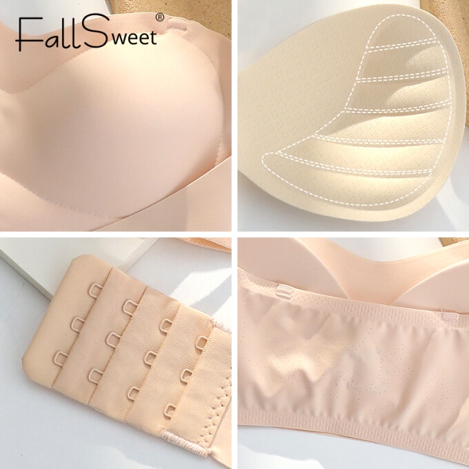 Áo lót FALLSWEET nâng ngực không dây không lộ đường may quyến rũ cho nữ size S-XL