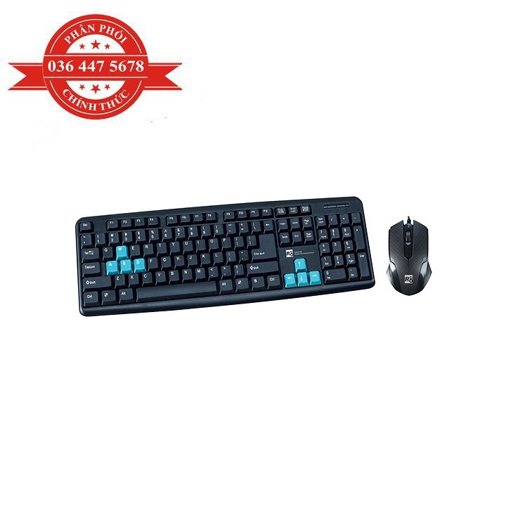 Combo bàn phím-chuột R8-1901 USB -