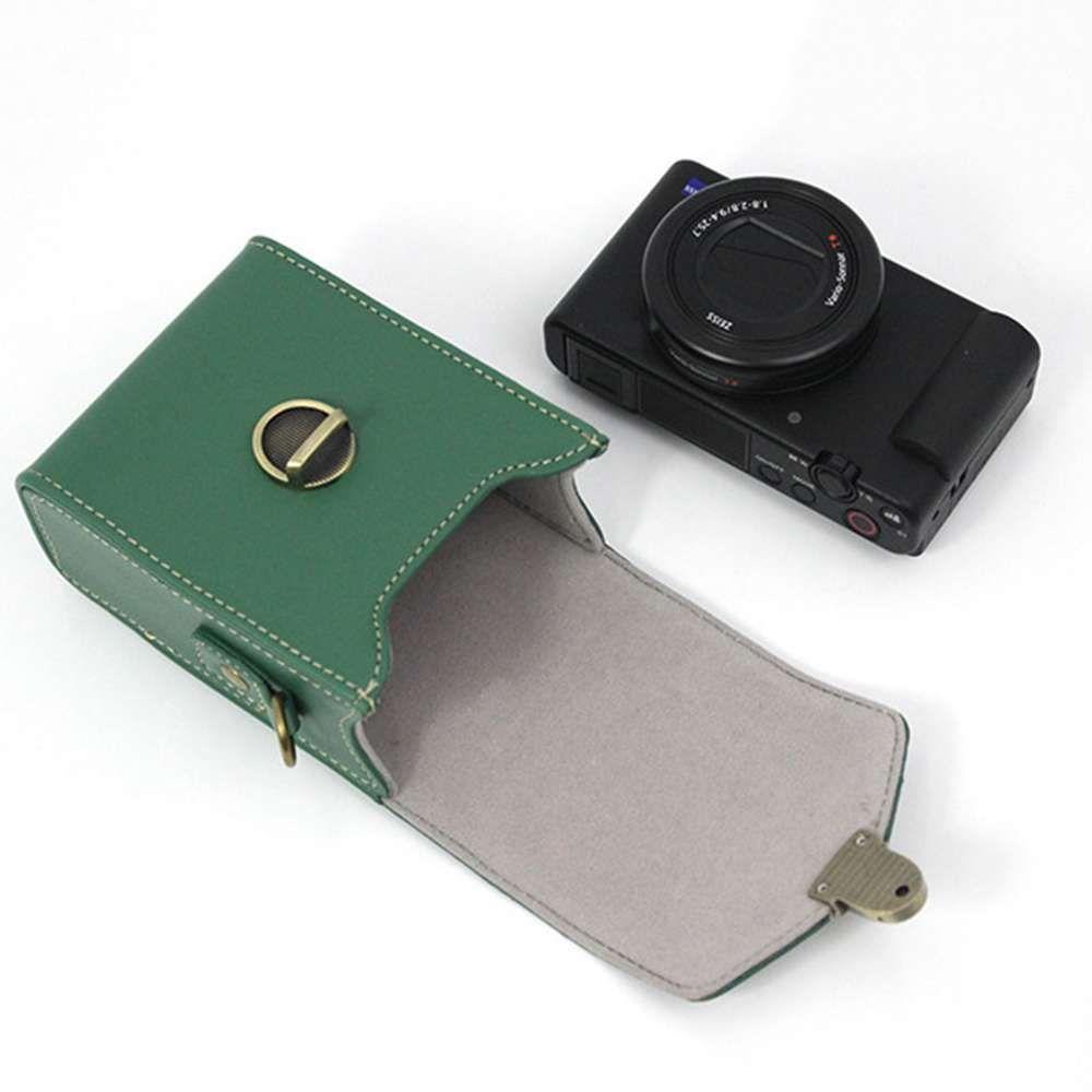 Túi Da Pu Đựng Máy Ảnh Canon Đa Năng Bảo Vệ