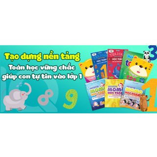 Sách Combo học Toán cho bé 4 - 5 tuổi