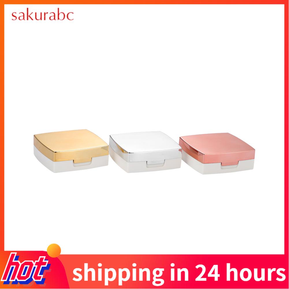 Hộp đựng kính áp tròng 3 màu có gương tiện dụng