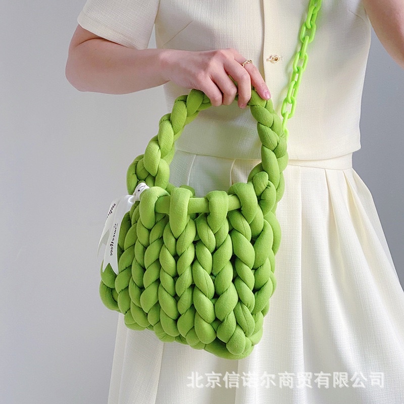 Bloom Handbag - Túi len bông sợi to siêu mềm