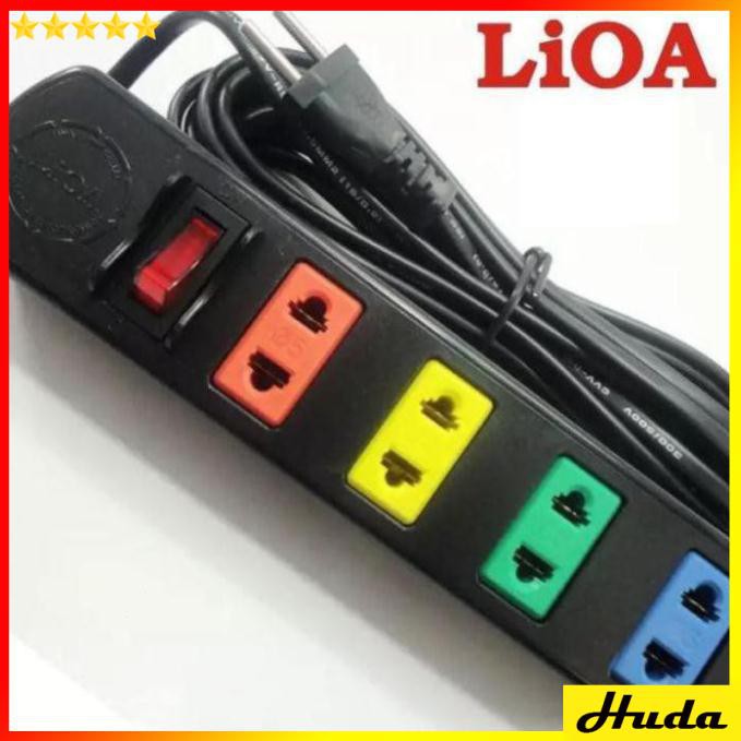 Ổ cắm điện LIOA 4 ổ cắm 1000W 3 mét 4TS3-2