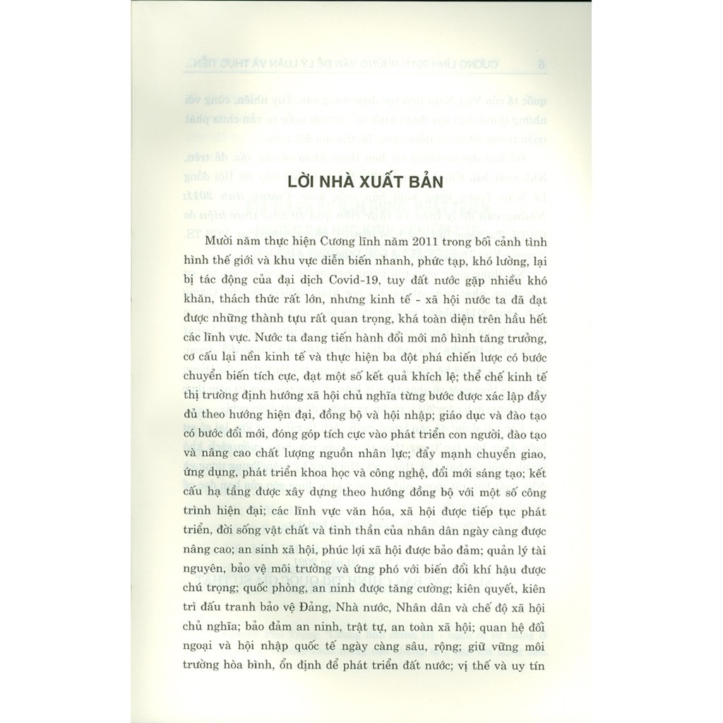 Sách - Cương Lĩnh 2011 - Những Vấn Đề Lý Luận Và Thực Tiễn Qua 10 Năm Thực Hiện - NXB Chính Trị Quốc Gia Sự Thật