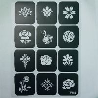 Khuôn vẽ henna mẫu mới