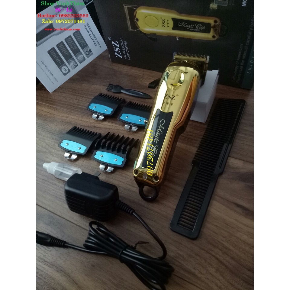 Tông đơ cắt tóc magic clip lưỡi kép cao cấp F80 bản cao cấp năm 2022