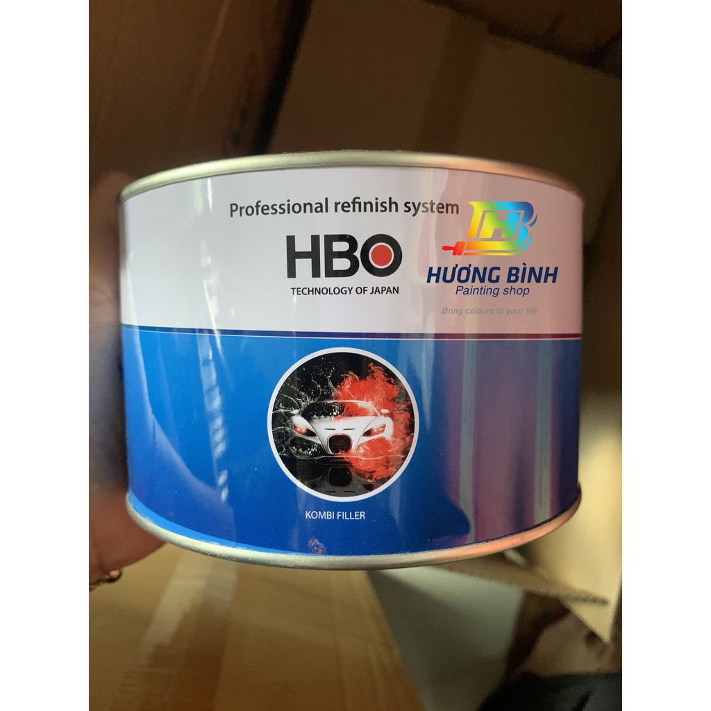 [Lon 1kg] Matit trét láng 1K HBO - không cần pha trộn, sử dụng trực tiếp