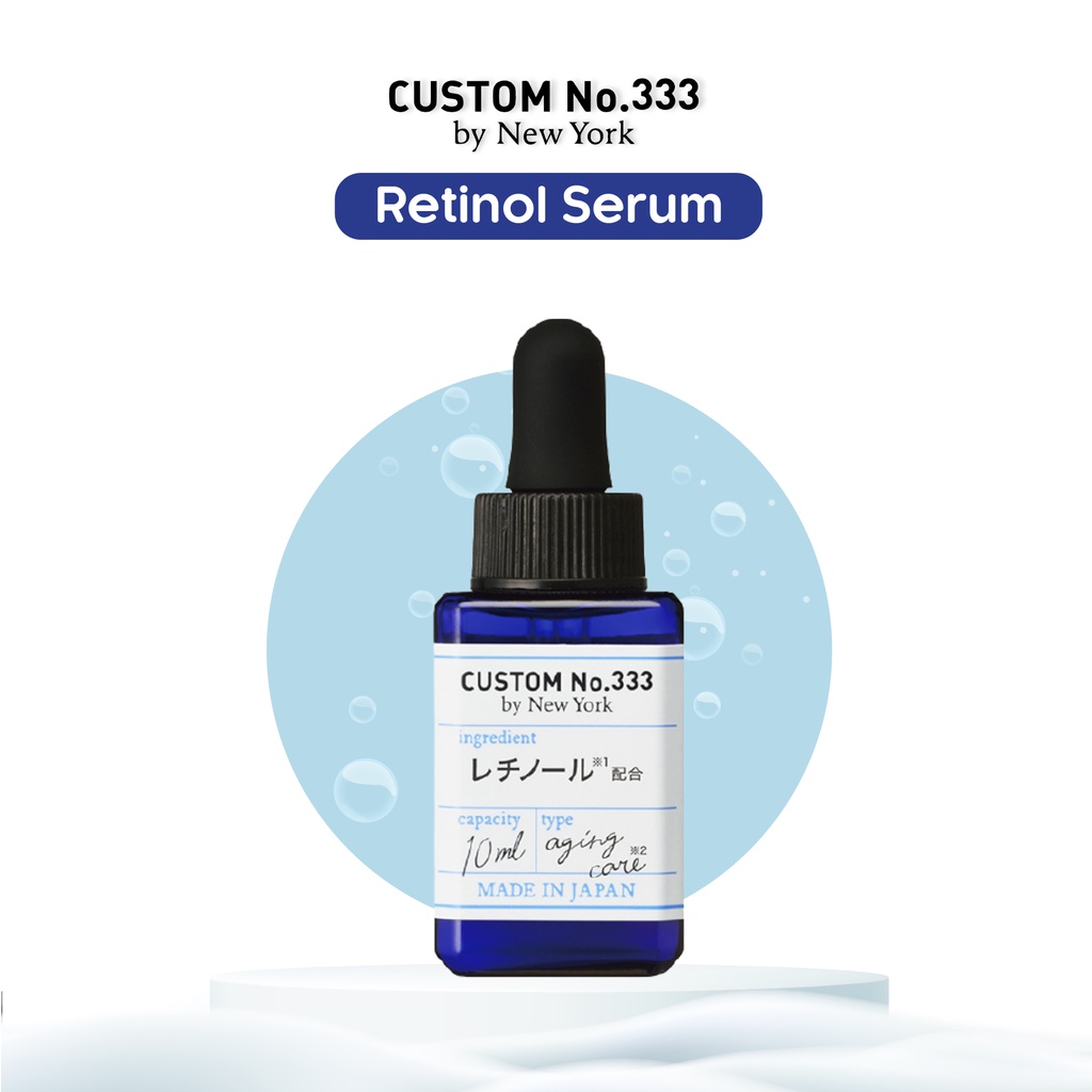 Tinh chất Retinol chống nhăn và trẻ hoá da Custom No.333 by NY Retinol Serum 10 mL