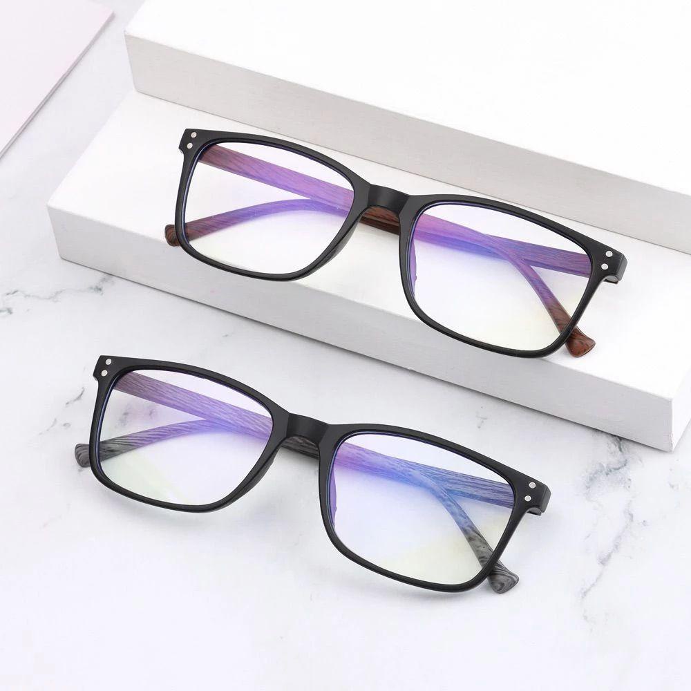 MOCHO Kính Đọc Sách Chống Ánh Sáng Xanh Lam Vân Gỗ Cho Nam Và Nữ