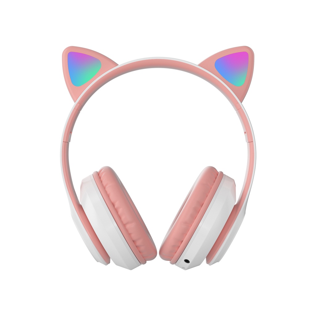 Tai Nghe/Headphone Mèo Bluetooth 5.0 Không Dây Dạ Quang Chất Lượng Âm Thanh Nổi Kiểu Dáng Dễ Thương Hàng Cao Cấp