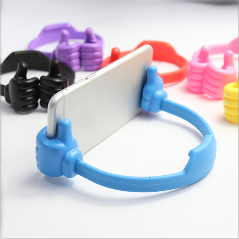 FLEXIBLE Giá Đỡ Silicon Hình Ngón Tay Cái Cho Điện Thoại / Máy Tính Bảng
