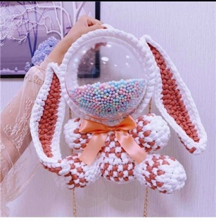 Túi thỏ tự đan