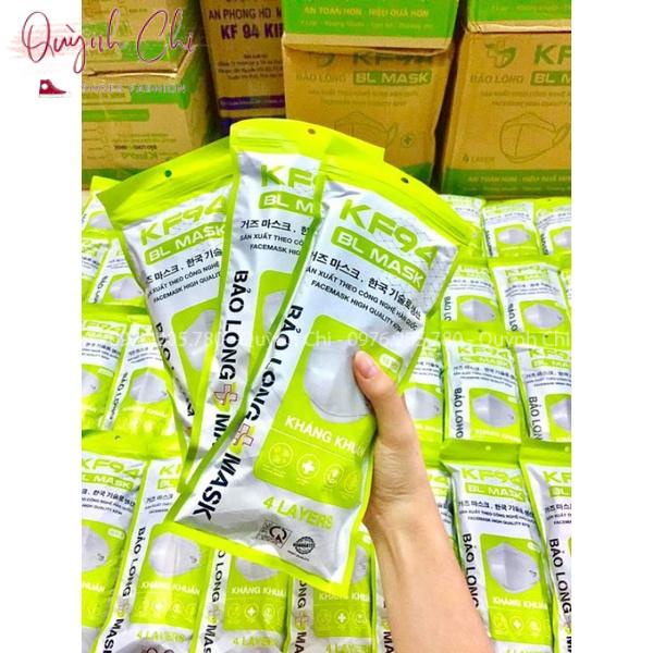 Set 10 Chiếc Khẩu trang 4 Lớp KF94 Bảo Long Chống Bụi Mịn Và Kháng Khuẩn Hàng Cao Cấp Hàn Quốc
