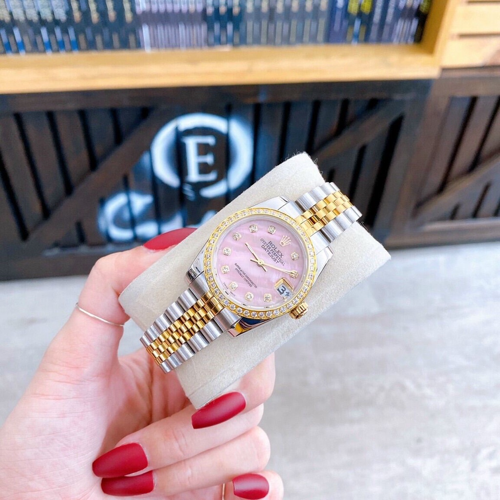 Đồng hồ Nữ R0lex oyster Cao Cấp Size 31mm Máy Quart Thụy SĨ