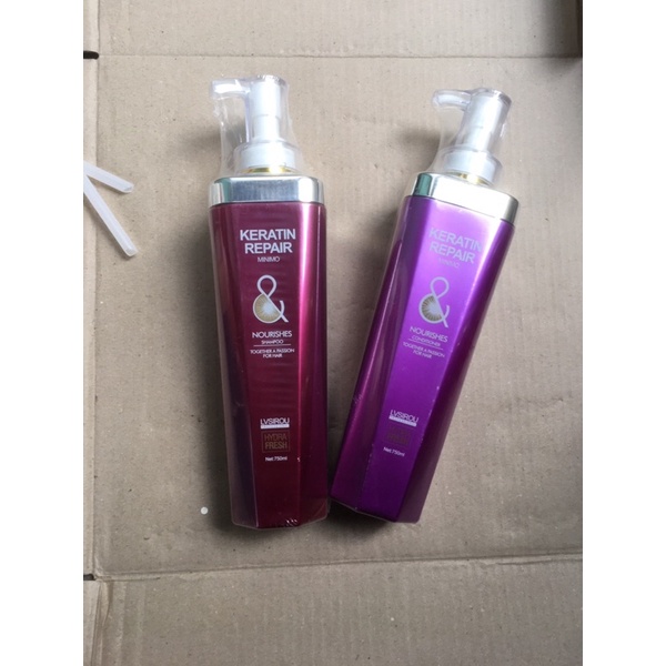 dầu gội keratin tím 750 ml