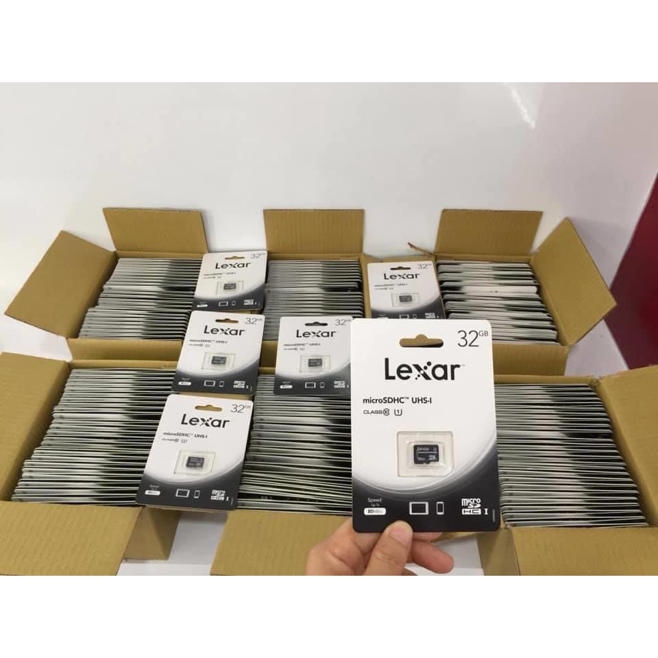 Thẻ nhớ Lexar 32GB 64GB 128GB MicroSD class 10 UHS-I - 100MB/s tốc độ ( Đa năng dùng cho Camera, Máy Quay, Máy ảnh ) | BigBuy360 - bigbuy360.vn