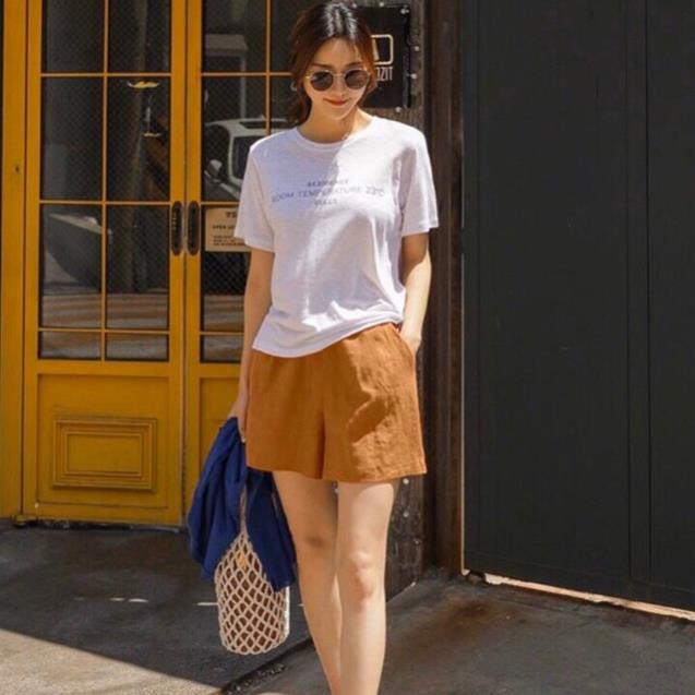 Quần short đũi nữ cạp chun_N003