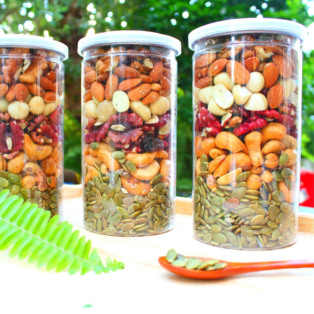 Granola NUTS MIX Siêu Hạt Goldy Food, 0% Yến Mạch, 500g, Hỗ trợ giảm cân