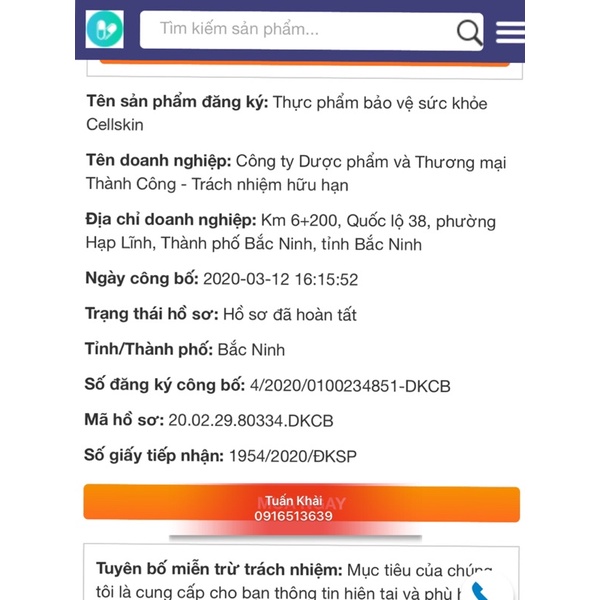 Cellskin chống lão hoá , hết nếp nhăn, trắng mịn da hộp 60 viên