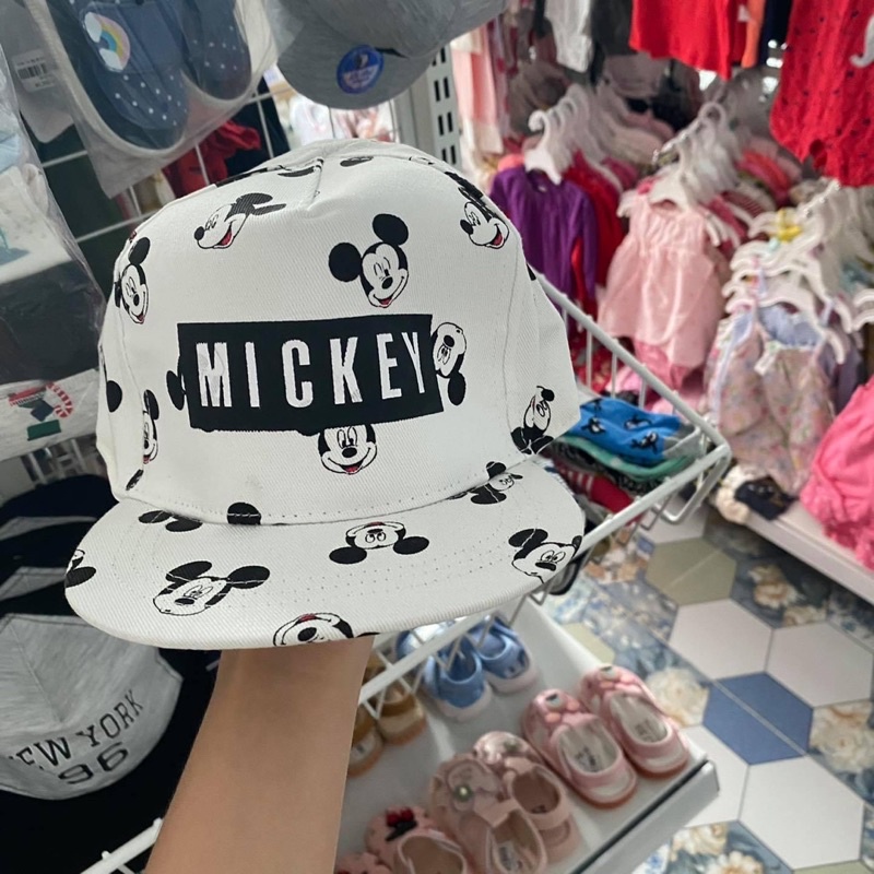 Nón lưỡi trai HM cho bé trai, bé gái in họa tiết mickey