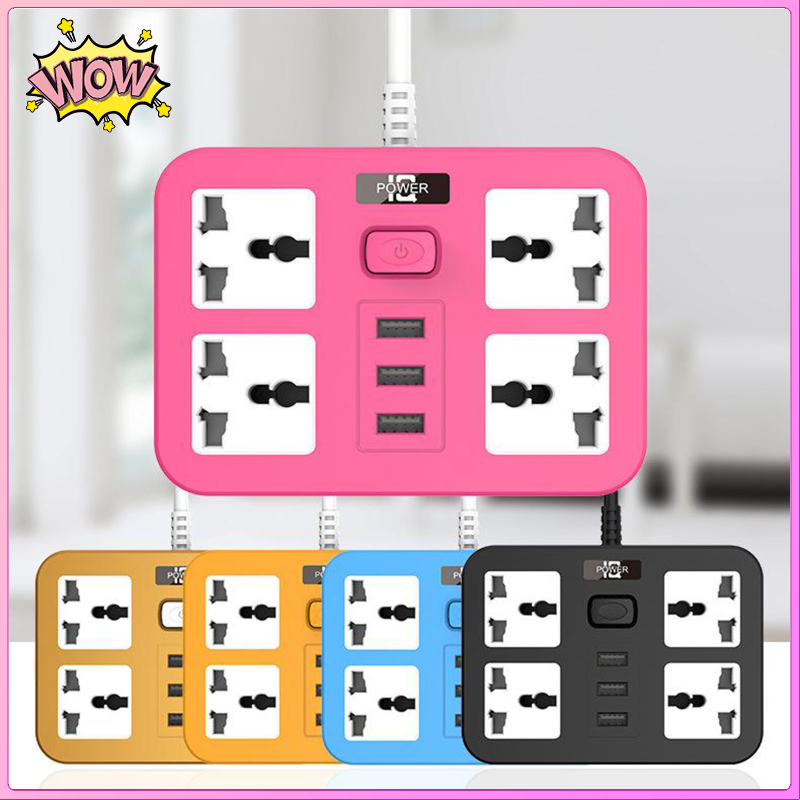 Ổ Cắm Điện 3 Cổng Usb Dài 1.8m | BigBuy360 - bigbuy360.vn