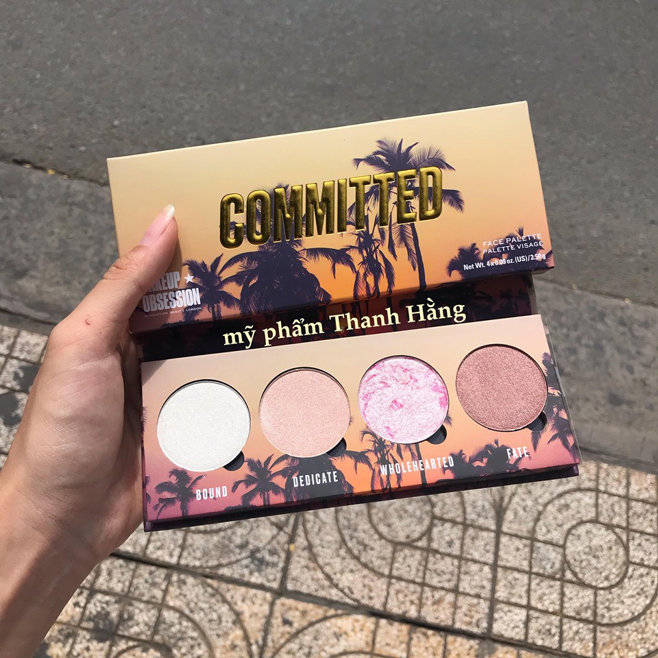 BẢNG TẠO KHỐI COMMITTED HIGHLIGHT PALETTE REVOLUTION ĐẸP LUNG LINH NHẬP KHẨU CHÍNH HÃNG - 4326