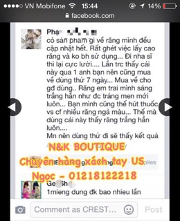 Dán trắng răng CREST 3D WHITE PROFESSIONAL EFFECT WHITESTRIPS