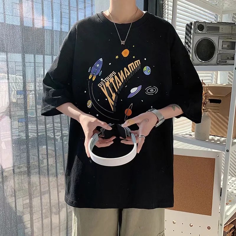 Áo Thun Tay Ngắn Phong Cách Thời Trang Dành Cho Nam Size M-3XL | BigBuy360 - bigbuy360.vn